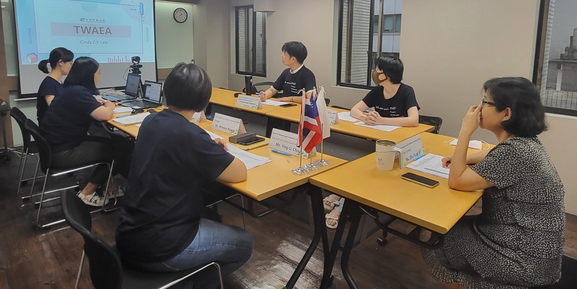 台評會辦理首次台灣、日本及泰國專業評鑑機構之國際實習活動—線上開幕式