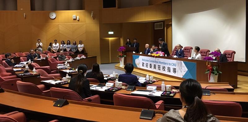 日本公益財團法人大學基準協會來台進行「台日國際聯合認證計畫」實地訪評