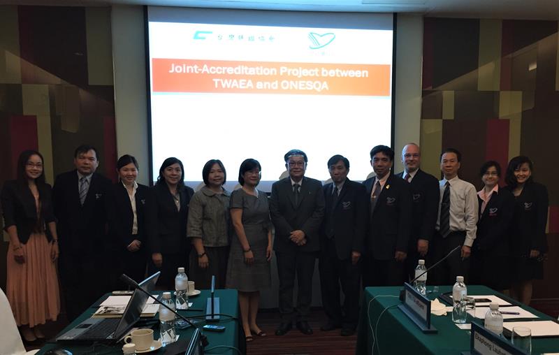 Discussion Meeting of International Joint Accreditation Project between TWAEA and ONESQA (Held in Thailand)