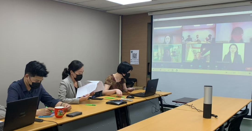 台評會與日本JUAA、泰國ONESQA三方視訊會議